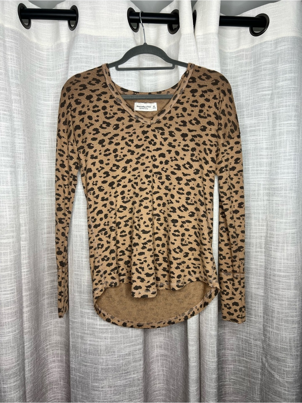 Abercrombie and Fitch Cheetah Print Top